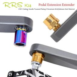 Rrskit-Parafusos de extensão de bicicleta, extensor pedal R66E, manivela do eixo, acessórios para MTB Road Bike, 16mm, 20mm - Image 2