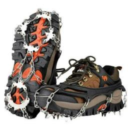 Inverno 10 dentes crampon montanhismo neve antiderrapante crampon sapato capa gelo agarrar esqui garra caminhadas escalada equipamentos de proteção - Image 1
