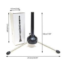 Tripé dobrável e portátil, suporte para flauta, clarinete, saxofone, instrumento acessórios, suporte exibição - Image 6