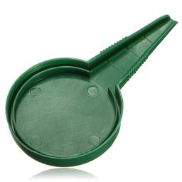 Espalhadores de sementes com mostrador manual, semeador de jardim com furo ajustável, multifuncional, portátil, verde enegrecido para jardinagem, semeadura - Image 5