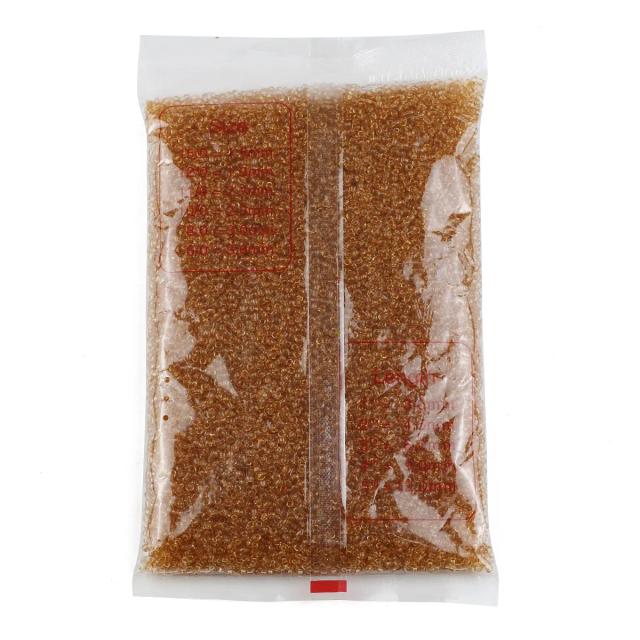 Contas de Vidro Transparentes 450g - 2mm/3mm - Para Joias DIY