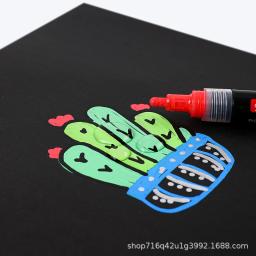 Acrílico Marcador Rock Painting Kit for Kids, Crianças Stone Paint Set Canetas, Cerâmica De Vidro De Madeira, Artesanato DIY, Arte Suprimentos, 12 60 Cores - Image 4