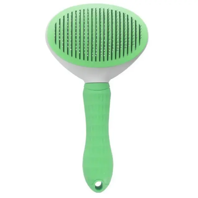 Escova Antiderrapante para Cães e Gatos: Ferramenta de Higiene e Pente Desembaraçador de Beleza para Animais de Estimação