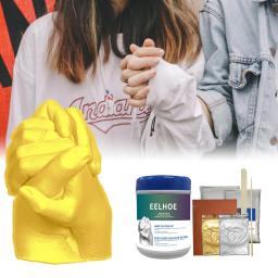 Conjunto De Moldes De Fundição De Lembrança De DIY Grande, Impressão De Pé De Mão, Kit De Fundição De Gesso, Crescimento De Lembrança, Molde De Casal - Image 1