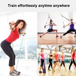 5 níveis de faixas de resistência com alças treinamento resistência puxar para cima banda ginásio resistência exercício borracha lld07 - Image 5