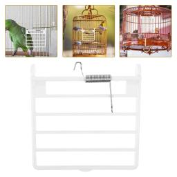 Plastic Bird Cages Acessórios, Gaiolas Acessórios Substituição, Acessório da porta com fios de mola, Alimentador de suprimentos de plástico - Image 4