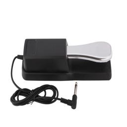 1pc pedal amortecedor de piano eletrônico teclado de metal ferroso piano elétrico pé amortecedor interruptor lateral conexão cabo jogando ajuda - Image 2