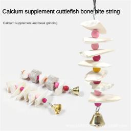 Suprimentos de pássaros do osso, colorido, não-tóxico, natural e divertido, natural, vibrante, pedra vulcânica, brinquedo, suprimentos, 11-20cm - Image 1
