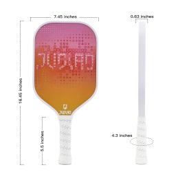 Novo design de fibra de carbono pickleball paddle polipropileno híbrido favo de mel - Image 6