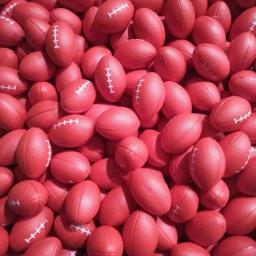 Mini PU Foam Rugby Ball para Stress Relief, Esponja Squeeze para Futebol, Ansiedade Training, Tênis para crianças, Treinamento de beisebol, 12Pcs - Image 5