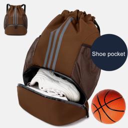 Bolso de bola grande para homens e mulheres, sacos de ginástica, viagem, acampamento, fitness, basquete, estudantes, mochilas esportivas femininas, masculino - Image 1