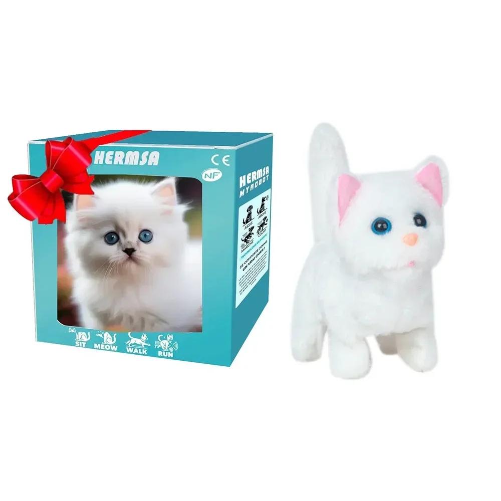 Novo robô de pelúcia filhote de cachorro interativo andando filhote de cachorro brinquedo de pelúcia latido cauda balançando filhote de cachorro simulado chilren - Image 1