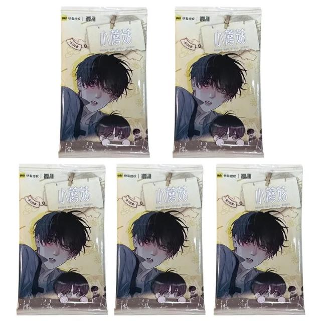 Cartão Colecionável Manhwa Little Mushroom Lu Feng com Personagens Zhe SSP SSR de Quadrinhos Chineses