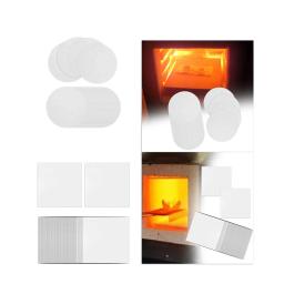 Microondas Forno Papéis para DIY, Fusing Glass Jóias, Projeto de Artesanato, Fogão, Lareira De Vidro, Arte Suprimentos, Cerâmica e Cerâmica - Image 4