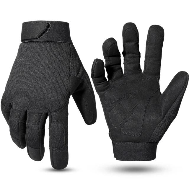 Luvas Táticas Versáteis para Airsoft, Paintball, Caça e Trabalho com Camuflagem e Dedos Completos