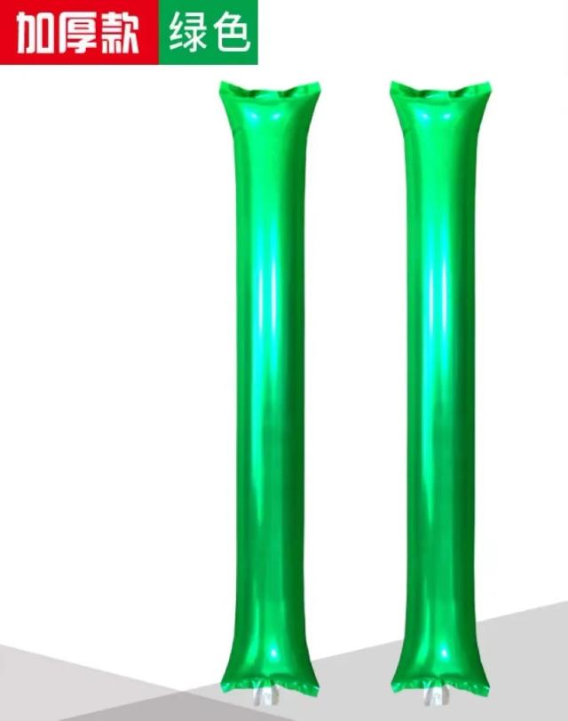 Cheer Stick Inflável de Plástico PE - Ferramenta de Torcida Espessa em Atacado com 2 Unidades