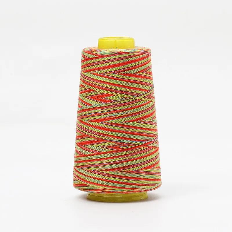 Arco-íris Cor Linha De Costura, Fio para Mão Quilting, Bordado, Ferramenta De Fio De Fibra, Acessórios De Costura De Mão, 402, 3000 Yard - Image 1