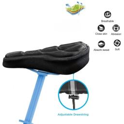 Soft 3D acolchoado bicicleta sela Seat Cover, esponja espuma almofada, selas confortáveis, acessórios MTB, ciclismo Mat - Image 1