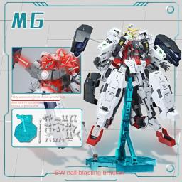Bandai-Montar Gundam Armor Display Stand e Base Arma, Hi-v-Gundam Uncreashed Kit, Acessório Kit Presente para MG 1: 100, GN-005 Virtude 100 - Image 3