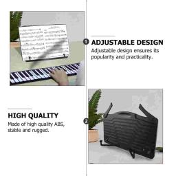 Portátil Desktop Music Sheet Stand, Suporte De Folha De Música, Acessórios De Música - Image 6