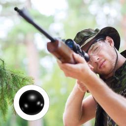 . 68 cal x200 pçs paintball bala apto para hdp 68 calibre auto defesa prática reutilizável t4e hdr68 paintball munição de borracha sólida - Image 5