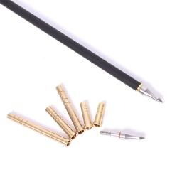Cobre Arrowhead Conector Broadhead, Archery Seta Inserções, Tiro Acessórios, 37 Grain, 350Grain, 6,2 milímetros, 12Pcs - Image 4