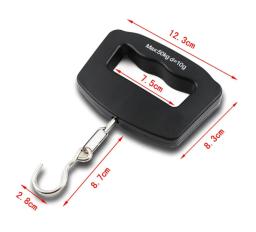 50kg mini balança eletrônica portátil casa supermercado comprar legumes pesca gancho escala pacote expresso bagagem - Image 2