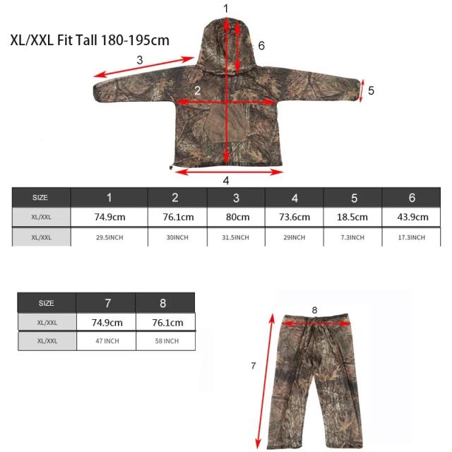 Roupas de Pesca e Caça: Terno Ghillie Antimosquito para Verão com Camuflagem e Acessórios de Acampamento