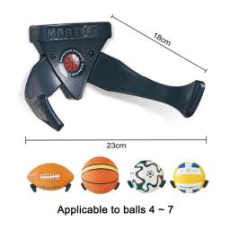 Rack de suporte de bola sem perfuração, montado na parede, esportes, basquete, futebol, armazenamento, exibição na parede interna, casa, 1-5pcs - Image 6