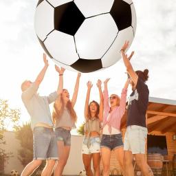 Jogos ao ar livre brinquedos infláveis grama bola de futebol escola diversão esportes bola de praia engrossado pvc inflável gigante futebol - Image 5