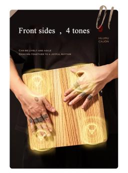 Tambor Hluru Cajon para trave, tambor de mão de madeira, tambor de Bango, tambor de caixa portátil, instrumento musical - Image 4