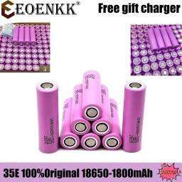 Bateria recarregável do Lítio-íon para brinquedos, ferramentas elétricas, lanterna, 18650, 18650-35E, 1800mAh, 3.7V, 20A, 100% genuíno - Image 1