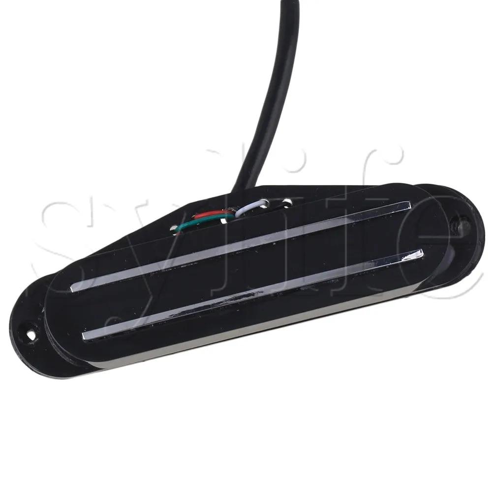 Captador magnético Dual Rail Dual Coill, Humbucker para guitarra elétrica, preto - Image 1