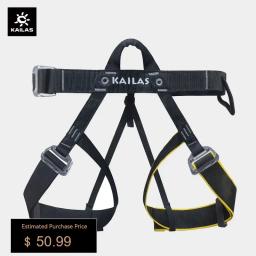 KAILAS Apex Escalada Arnês de Segurança, totalmente ajustável Extended Harness, Certificação CE e UIAA, EH101A - Image 1