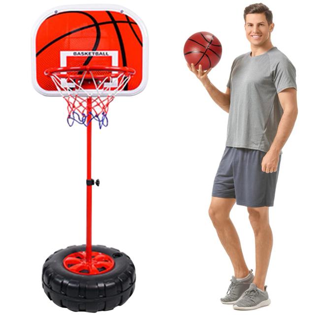 Suporte de Basquete Ajustável e Portátil para Crianças - Ideal para Jogos Indoor e Outdoor