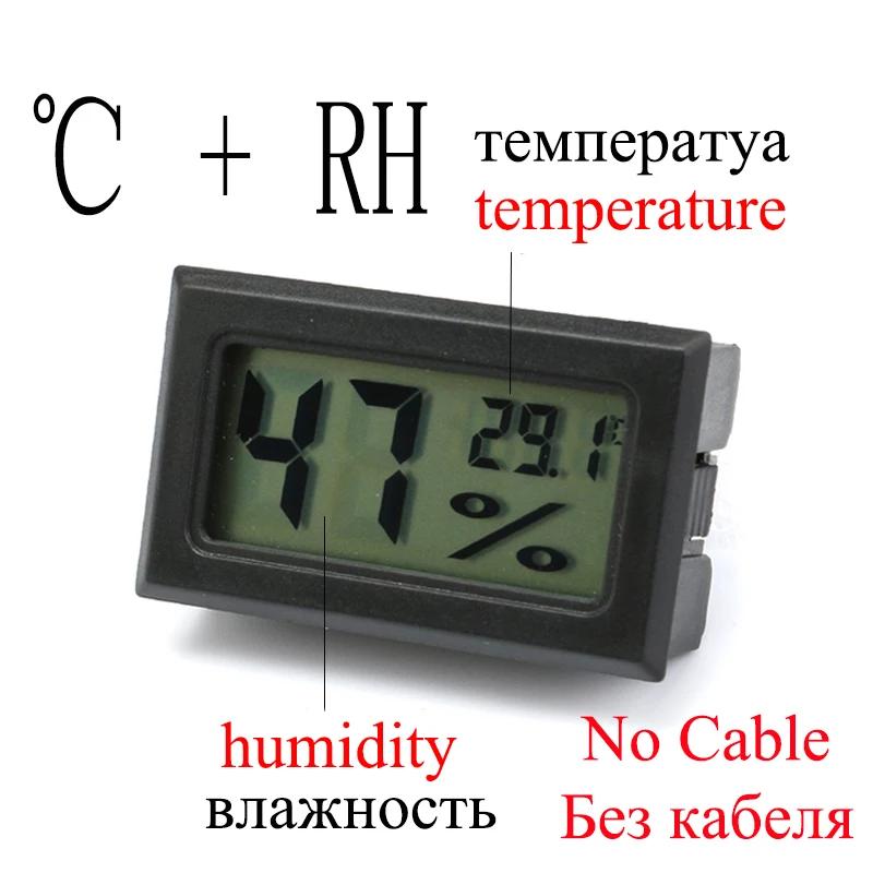 Alta precisão digital termômetro higrômetro medidor para répteis tartaruga terrário tanque de aquário acessórios temperatura umidade - Image 1