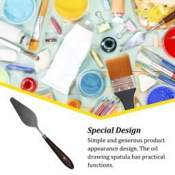 Espátula De Aço Inoxidável Para Pintura A Óleo, Raspador De Pá, Ferramentas Domésticas - Image 3