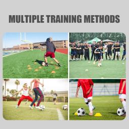Cones De Futebol com Suporte, Prático Mark Disk, Field Cone Marker, Acessórios De Treinamento, Jogos Ao Ar Livre Suprimentos para Adultos, 10 Pcs - Image 2