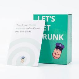 Vamos beber bêbado jogo de cartas na caixa, versão em inglês para festas, jogos Borad, 8,8x6,3 cm, 88 pcs - Image 1