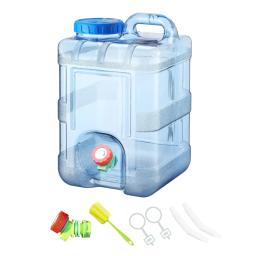 Portátil Camping Water Container, tanques de água pura, produto comestível, de grande capacidade com torneira, suprimentos ao ar livre, 7.5 L, 10 L, 15L - Image 2