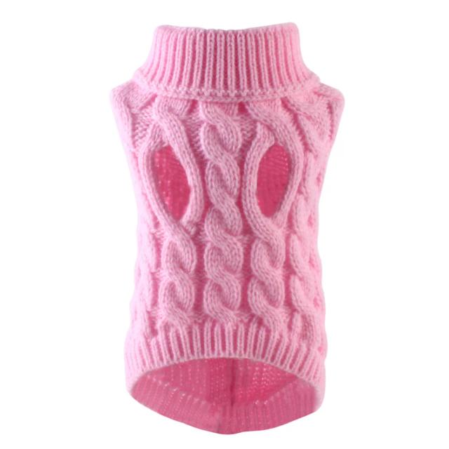 Suéter de Inverno para Cães Pequenos e Filhotes com Gola Alta, Ideal para Chihuahuas e Yorkshire