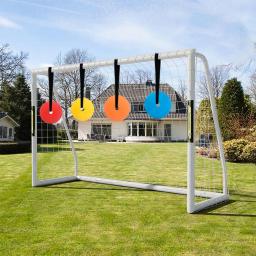 Discos alvo de tiro com corda ajustável, metas de futebol para hóquei e beisebol lacrosse, 1 conjunto - Image 1