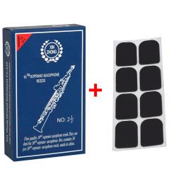 Sax Reed Peças para Saxofone Soprano, Reeds força 2.5, alta qualidade, excelente estabilidade de pitch, 10PCs - Image 1