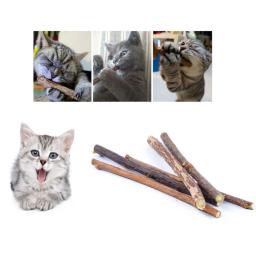 Natural Silvervine Sticks para gatos, Catnip Chew Sticks, Dentes Molar, Brinquedos de mastigação para gatinho e gatinho presentes - Image 6