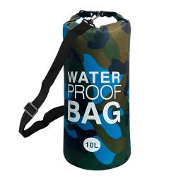 Saco de armazenamento impermeável, Flutuante Dry Sack Pouch, Segurança carregando sacos, Água flutuante Pack, Outdoor Boating Caiaque canoagem, 10L - Image 1