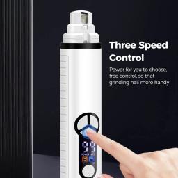 Benepaw cão elétrico cortador de unhas para moedores de unhas do cão recarregável usb carregamento pet silencioso gato patas unha grooming trimmer ferramenta - Image 5
