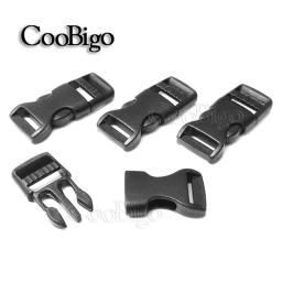 10pc plástico liberação lateral fivela fecho prendedor para paracord pulseira saco mochila cinta cinto de bagagem coleira do cão acessório preto - Image 5