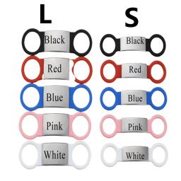 Personalizado gravado Pet Dog Tag, Silicone aço inoxidável, Anti-Lost Nameplate Tags para Cat, borracha elástica ID Tag - Image 2
