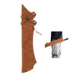 Tiro com arco aljava com cinto clipe para campo e prática, costas, couro PU, arco e flecha titular - Image 1