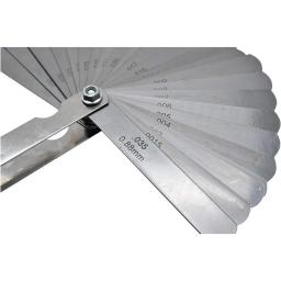 Conjunto de Medidor De Espessura Métrica, Lâminas De Medidor De Folha, Folhagem De Válvulas, Vela De Faísca, Ferramentas De Medidor De Lacuna, 32 Folhas, 1Pc - Image 2